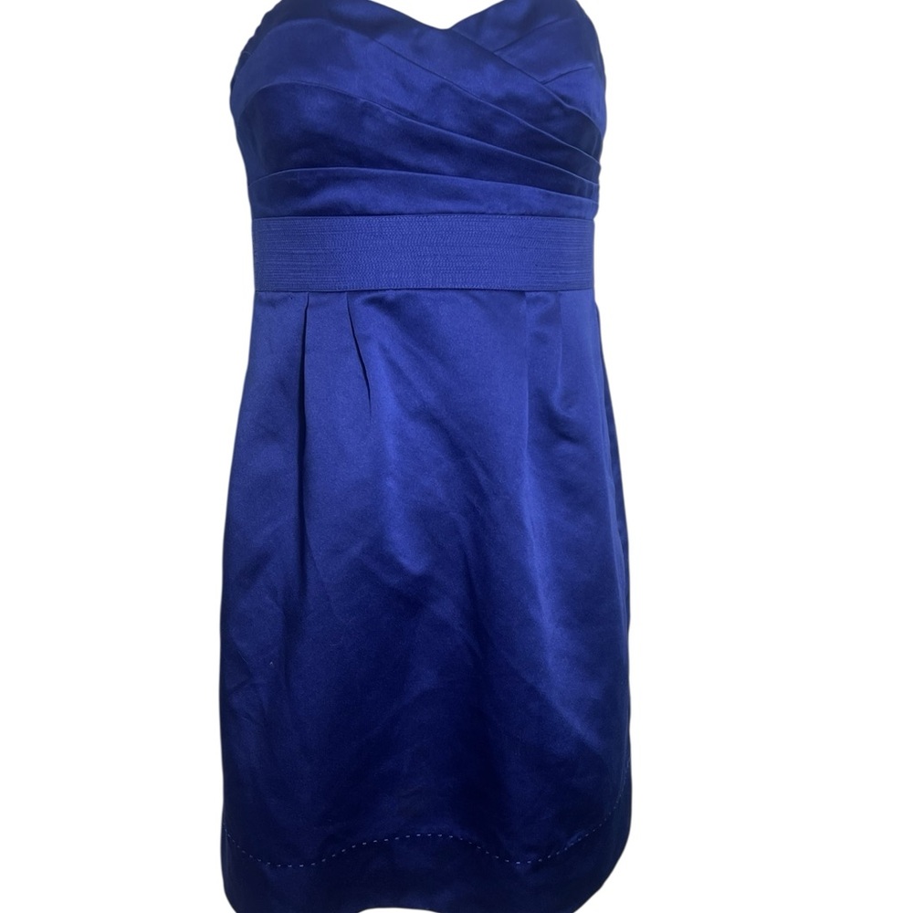 NWT Phoebeโ Couture Dress size 0 Sapphire Royal Blue Strapless Dress ๐๐ - Picture 3 of 10
